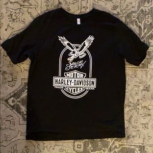 Harley Davidson and Sailor Jerry combo tee shirt
